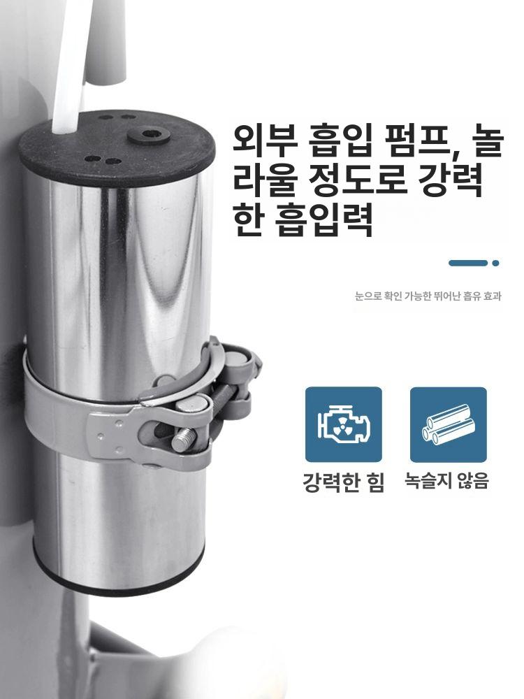 폐유 엔진오일석션기 자가교환 잔유 회수기 공압 추출 오일펌프 엔진오일교환기 - 상세 이미지 5