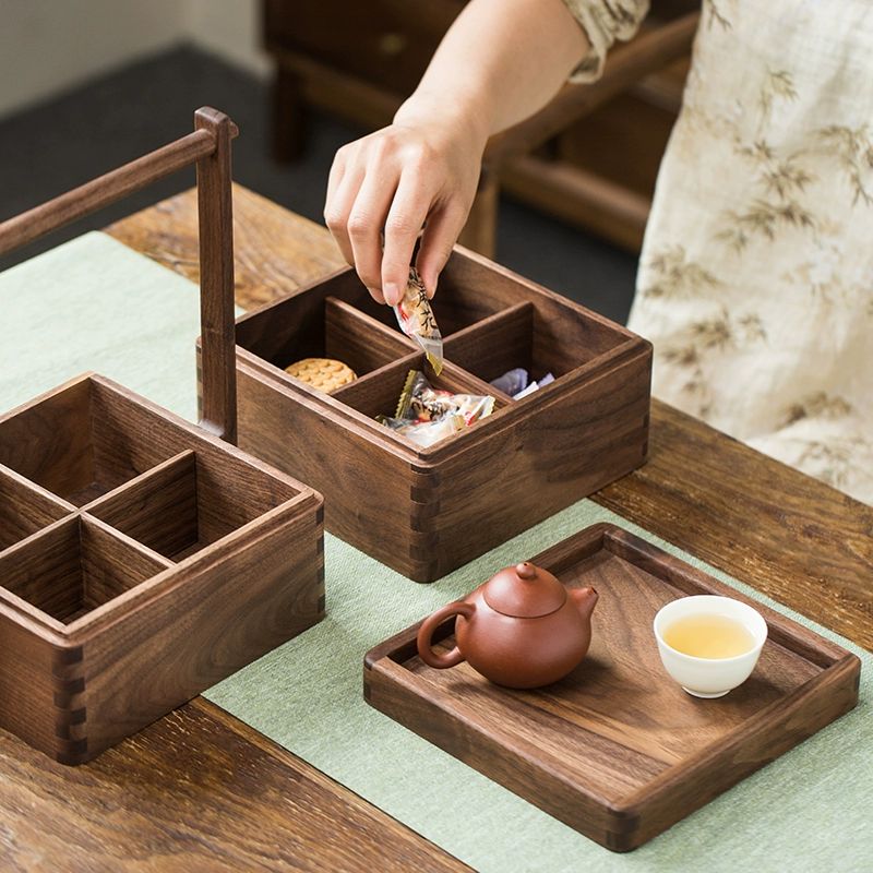 일식 일본도시락통 찬합 런치 단단한 일본식 스시 원목도시락 샤리통 학생 그릇 감성 - 상세 이미지 4