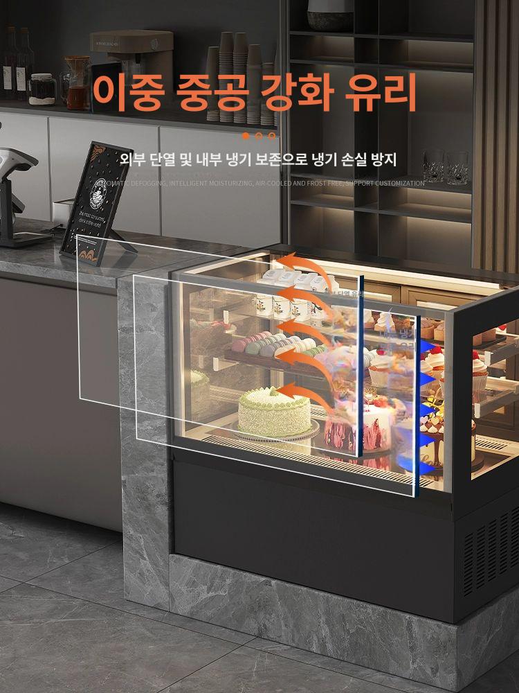 소형 카페쇼케이스 케익 편의점 업소용 샌드위치 냉장고 케잌 제과쇼케이스 식당 - 상세 이미지 3