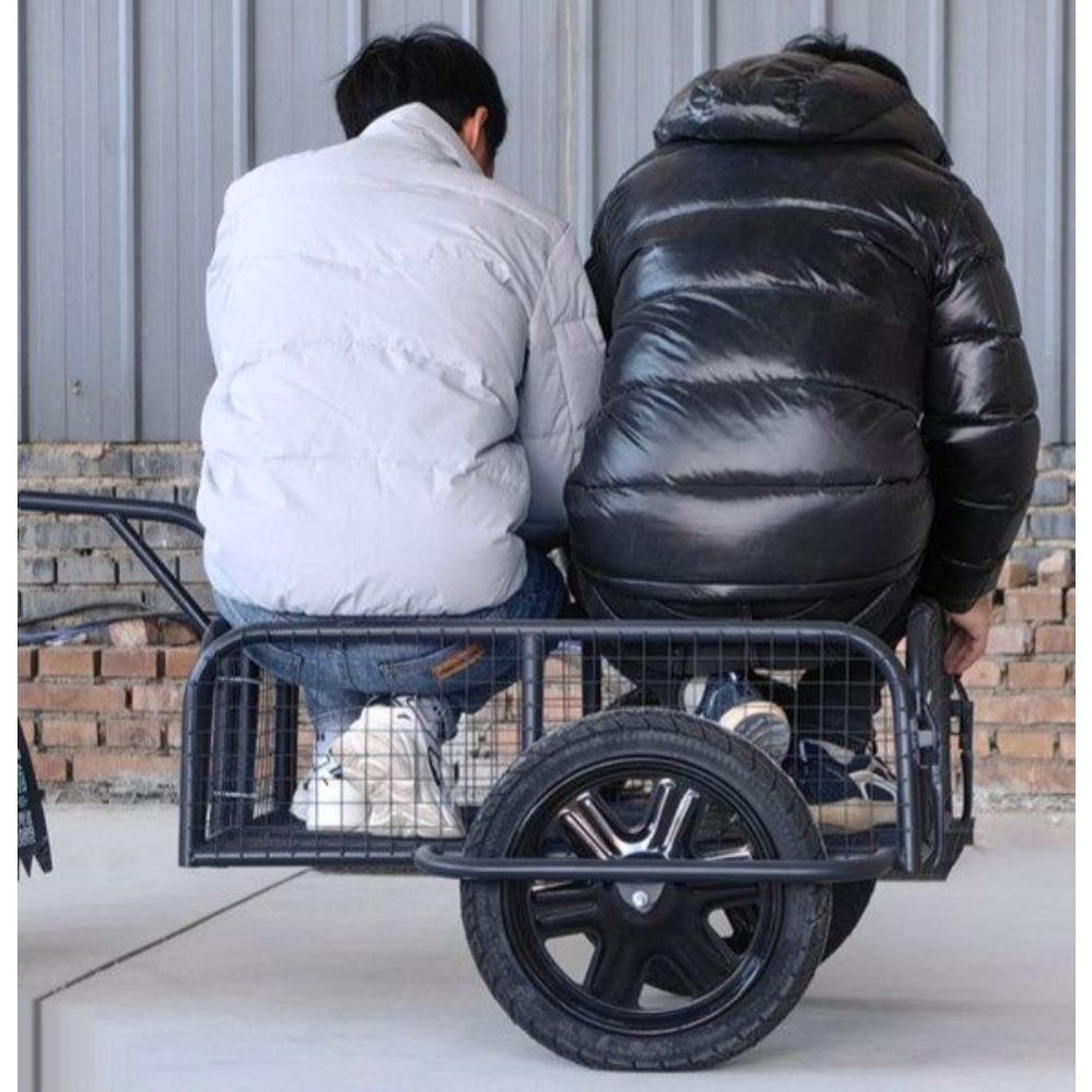 버킷 농업용 화물 수레 오토바이 연결 사발이 적재함 리어백 탑박스 오토바이탑박스 가방 방수 길이 70 x 50 높이 30 - 상세 이미지 5