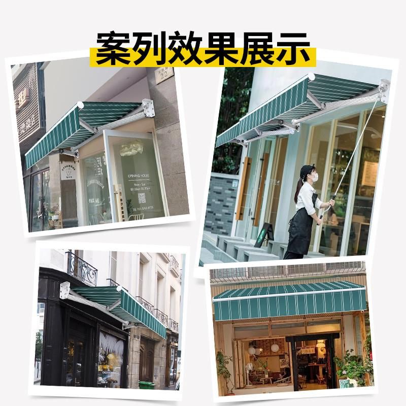 그늘막 렉타 스페셜 전동어닝 대형 접이식 캐노피 블랙코팅 사이즈 타프 차양막 차광막 천막 - 상세 이미지 4