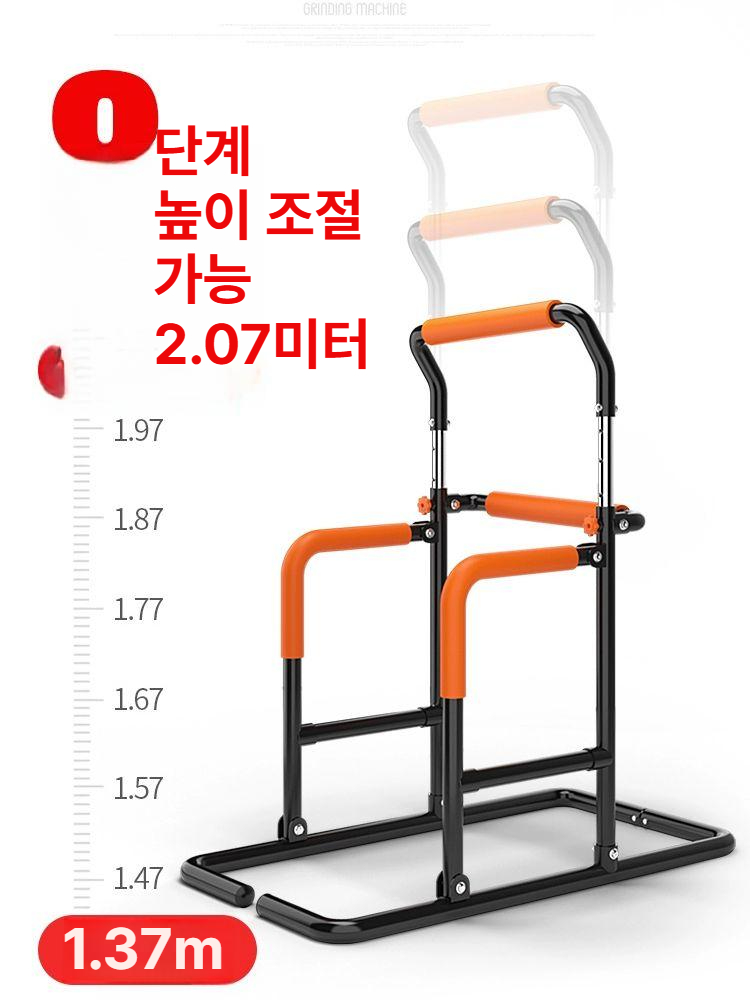 가정용 문틀철봉 헬스 턱걸이운동기구 홈트 실내 바 풀업 디럭스 고급형 - 상세 이미지 3
