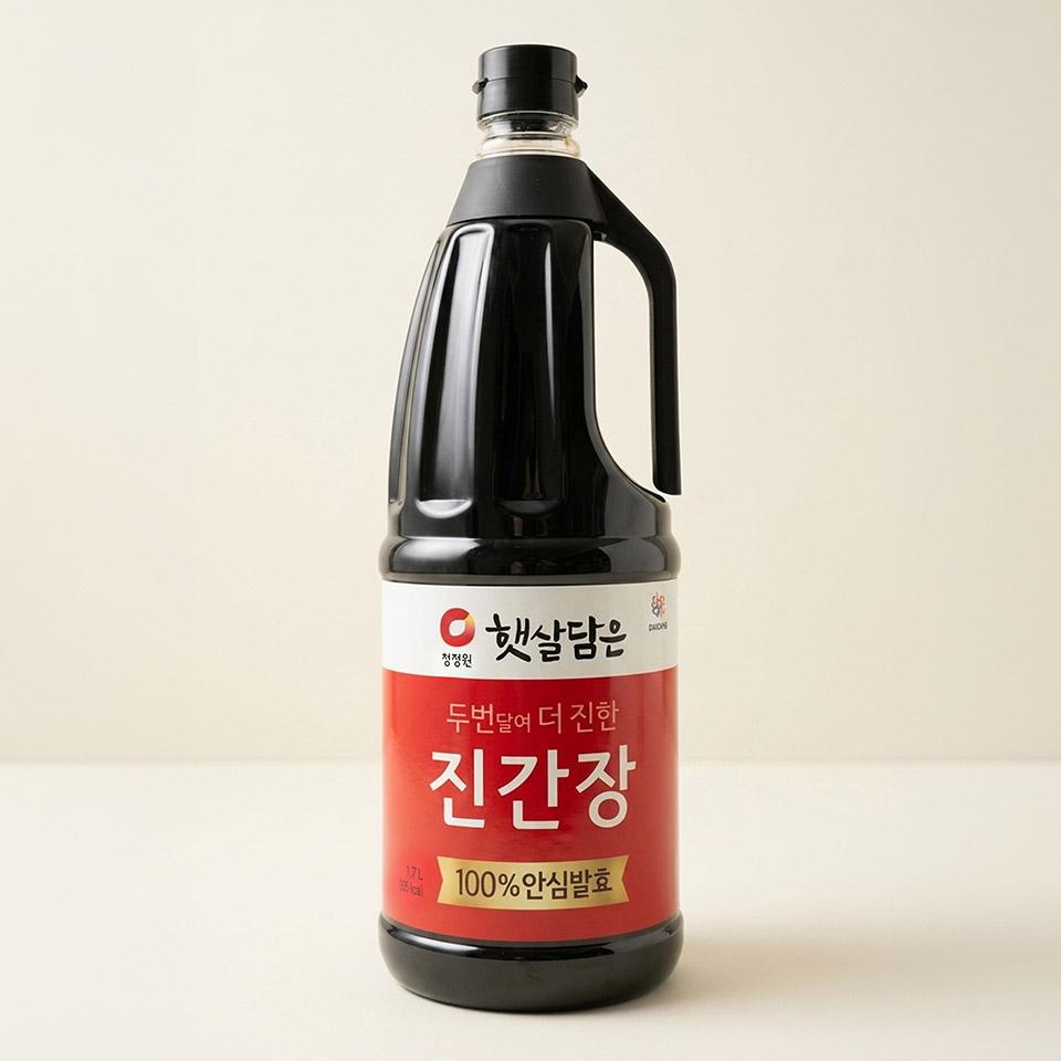 메가마트 대상 청정원 햇살담은 진간장 1.7L - 상품 이미지
