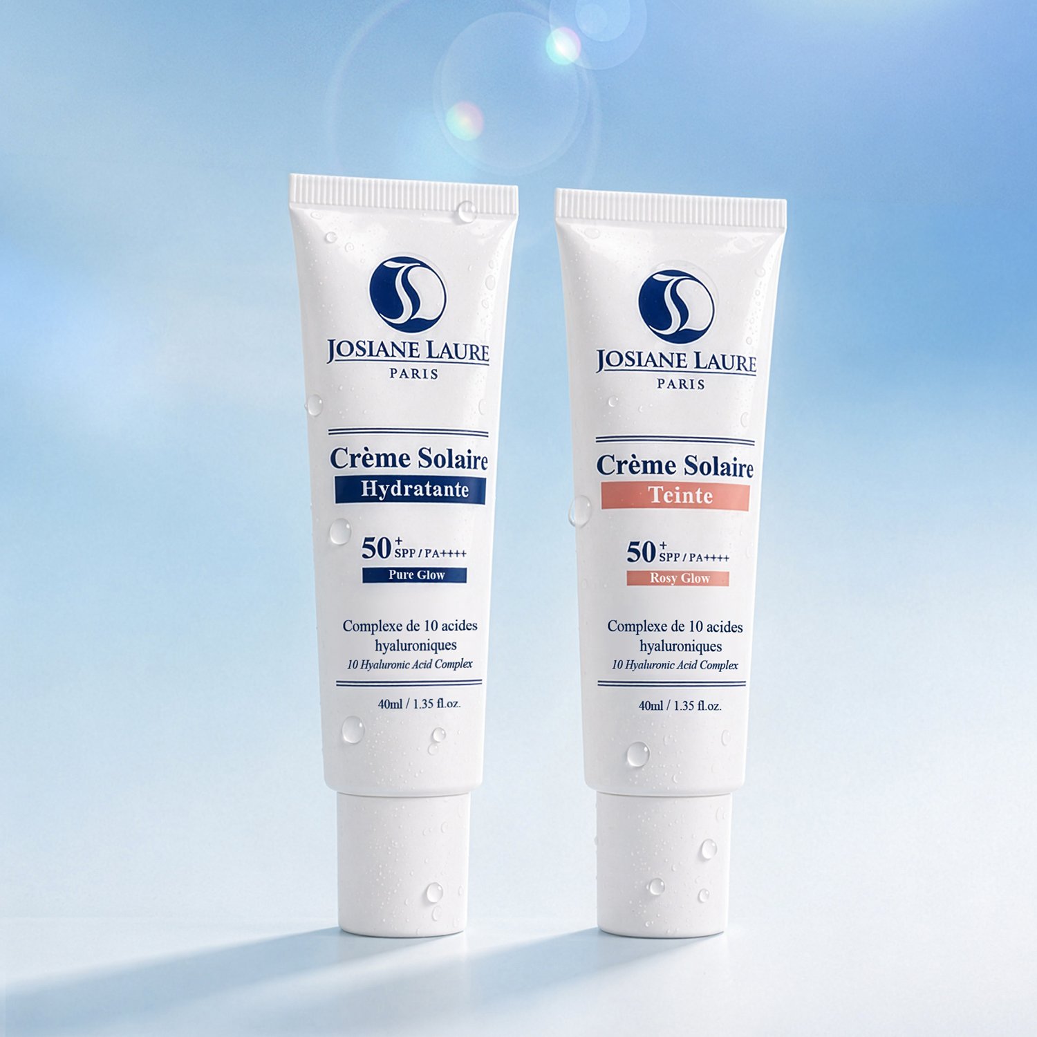 [조지앙 로르] 초밀착 수분 선크림, 크렘 솔레르 듀오 (SPF50+/PA++++) 무기자차 톤업 파데프리 - 상세 이미지 3
