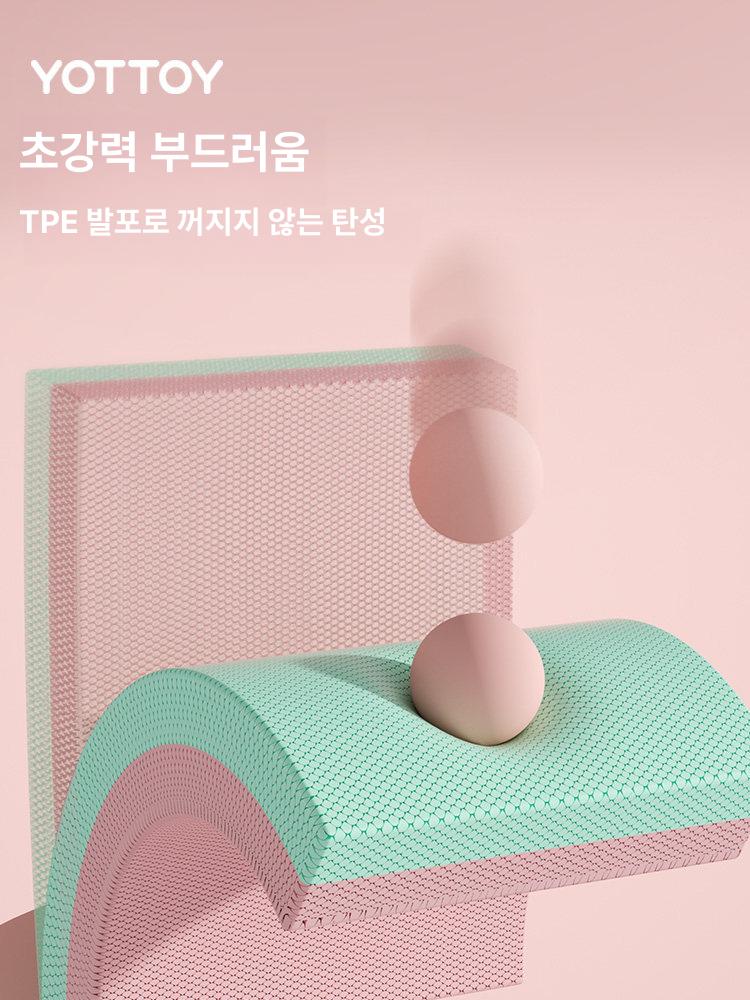 밸런스 요가매트 플랭크 퍼플 균형 스트레칭 필라테스 명상 흡수 홈트 쿠션 - 상세 이미지 3