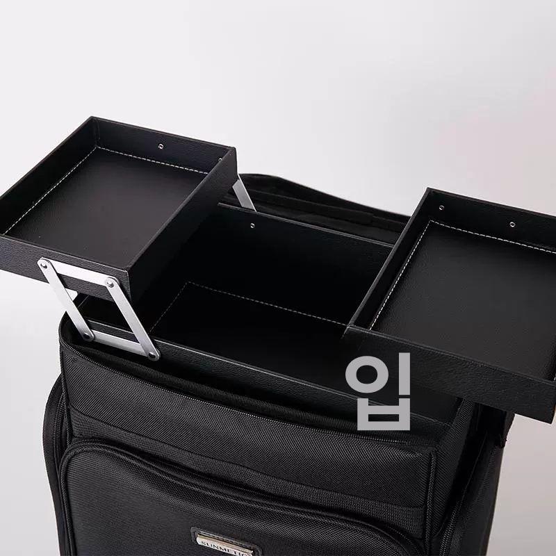 휴대용 네일가방 분리형 네일박스 보관함 수납함 트롤리 파우치 하드케이스 출장가방 - 상세 이미지 5