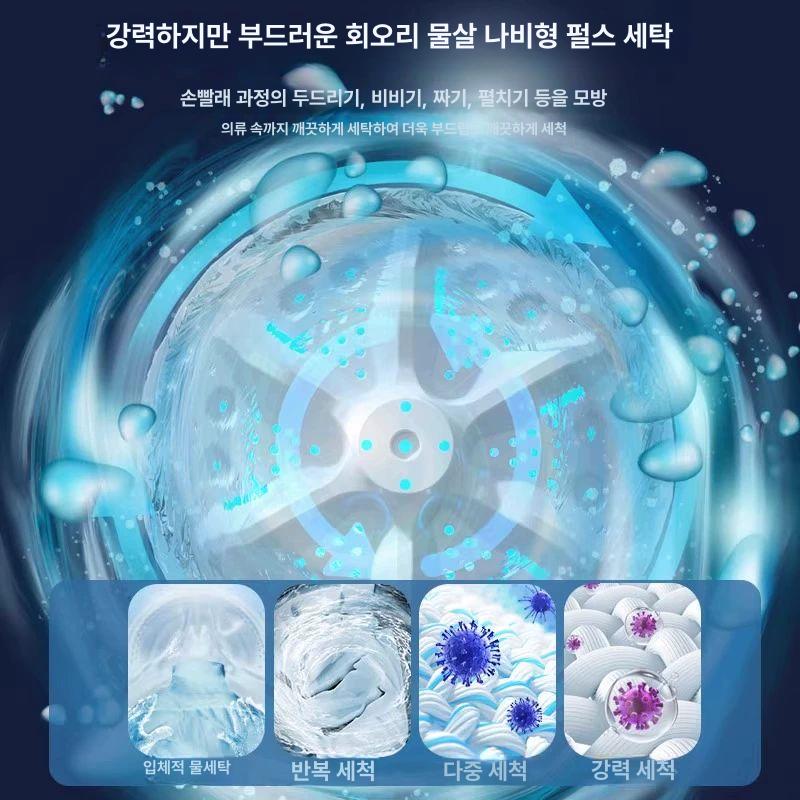 세탁기용 소형 운동화 세정기 기숙사 침구류 행주 탈수 건조 멀티 클리닝 - 상세 이미지 3