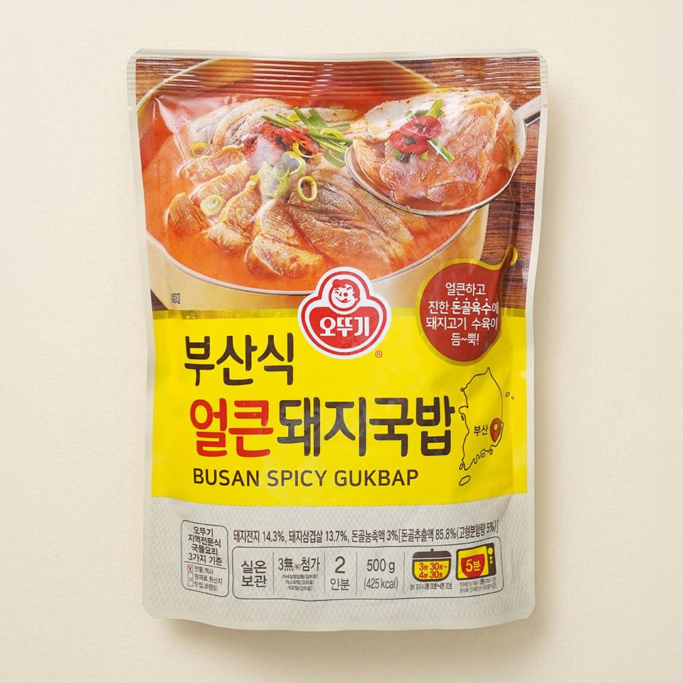메가마트 오뚜기 부산식 얼큰돼지국밥 500g - 상품 이미지