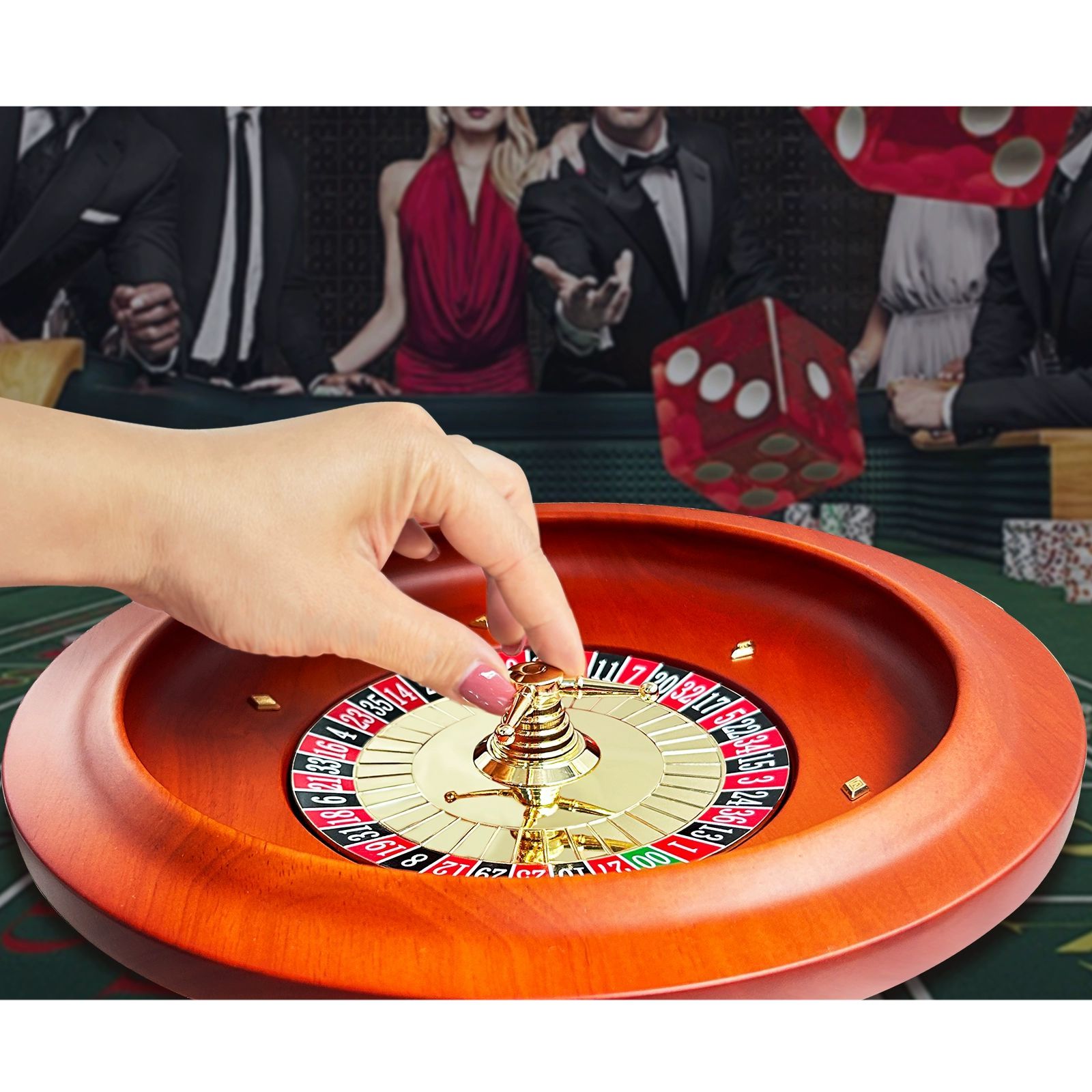 홈파티 러시안룰렛 원목 업소 게임기 보드게임 술게임 돌림판 - 상품 이미지