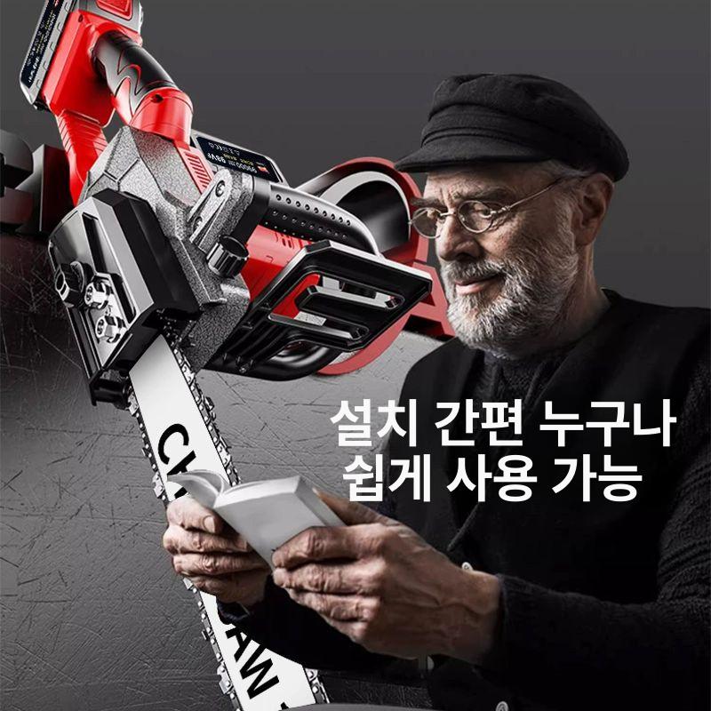 수입 충전톱 충전식 전기 나무 목공 엔진톱 왕복 리튬 절단기 브러시리스 기계톱 - 상세 이미지 3