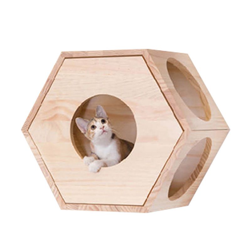 캣타워 캣워크 등반 문걸이 벽걸이형 고양이 놀이방 미니캣타워 캣폴 원목 스크래쳐 놀이터 우주 캡슐 고양이 쓰레기 - 상세 이미지 5