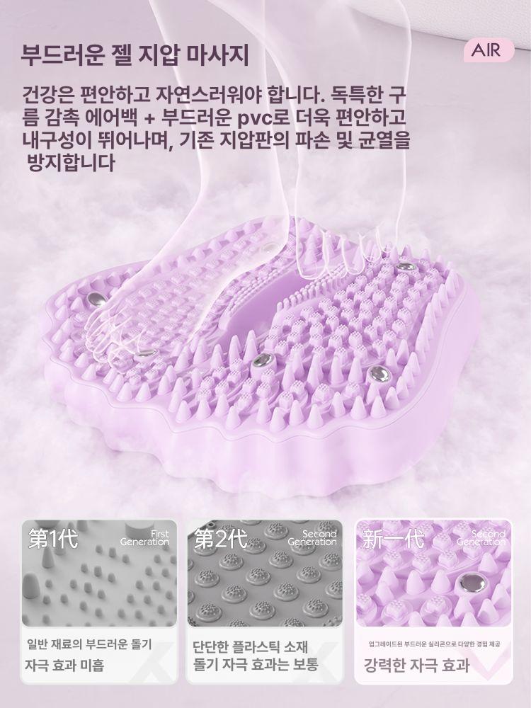 공기주입식 스탭퍼 발지압 실내 무릎 펌프 스텝퍼 팽창식 쿠션 - 상세 이미지 4