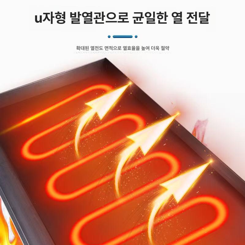 업소용 전기 그릴 양면 핫플레이트 파니니 토스트 구이 고기 구워먹는 핫플레이트 - 상세 이미지 3