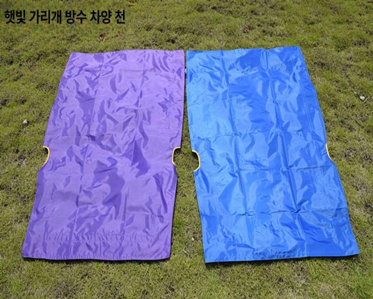 오토바이 차양막 방수 방풍 햇빛 가리개 전동차 지붕 보호 배달용 캐노피 커버 - 상세 이미지 5