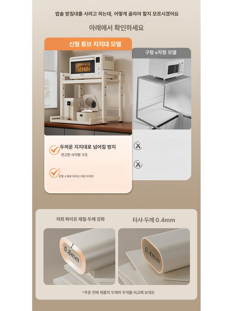 밥통 밥솥레일선반 슬라이드 미니 선형 밥솥장 주방 서랍레일 가이드 정리대 가구 이미지 6
