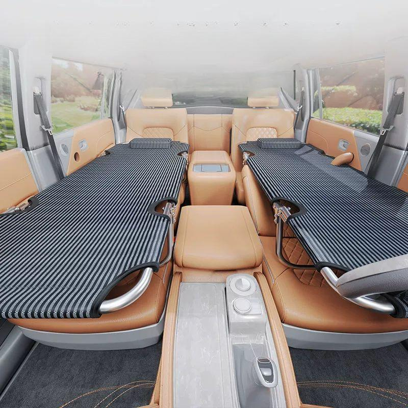 차량용 차박침대 메트리스 뒷자리 승용차 에어매트 매트리스 뒷좌석 캠핑 폴딩 - 상품 이미지