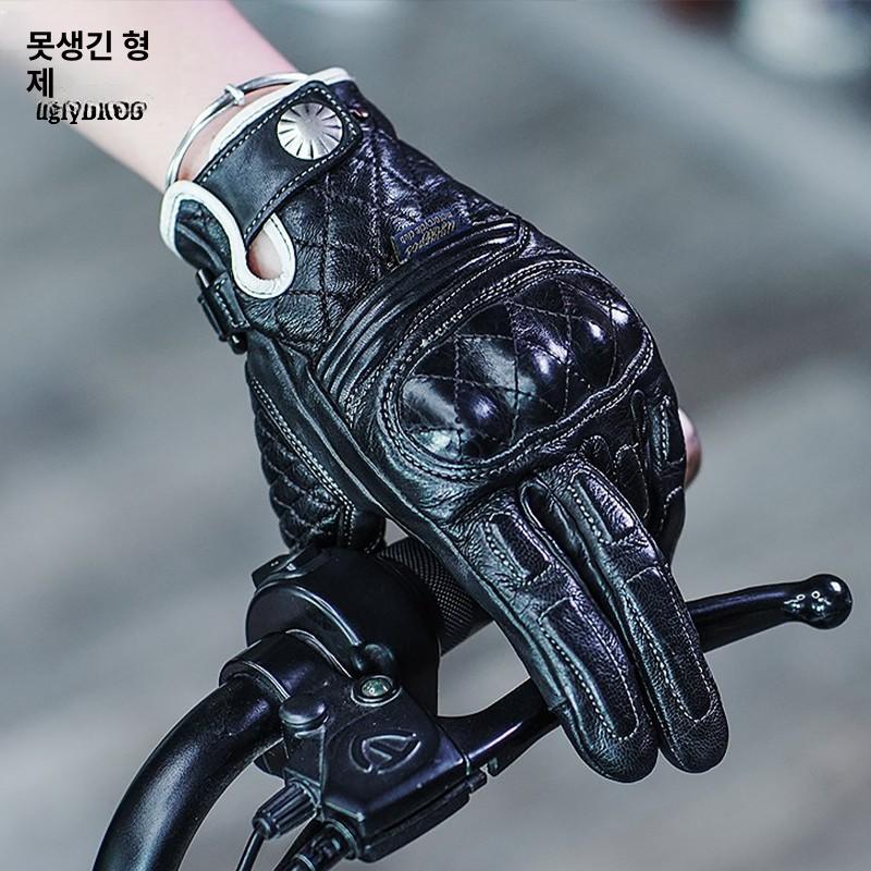 바이크 라이더장갑 클래식 열선장갑 오토바이 글러브 겨울용 방한장갑 발열장갑 - 상세 이미지 4