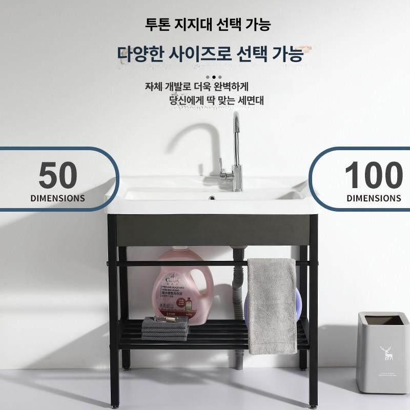 세탁실 개수대 애벌빨래 빨래씽크대 싱크볼 다용도실 베란다 손빨래 탕비실 작업실 - 상세 이미지 5