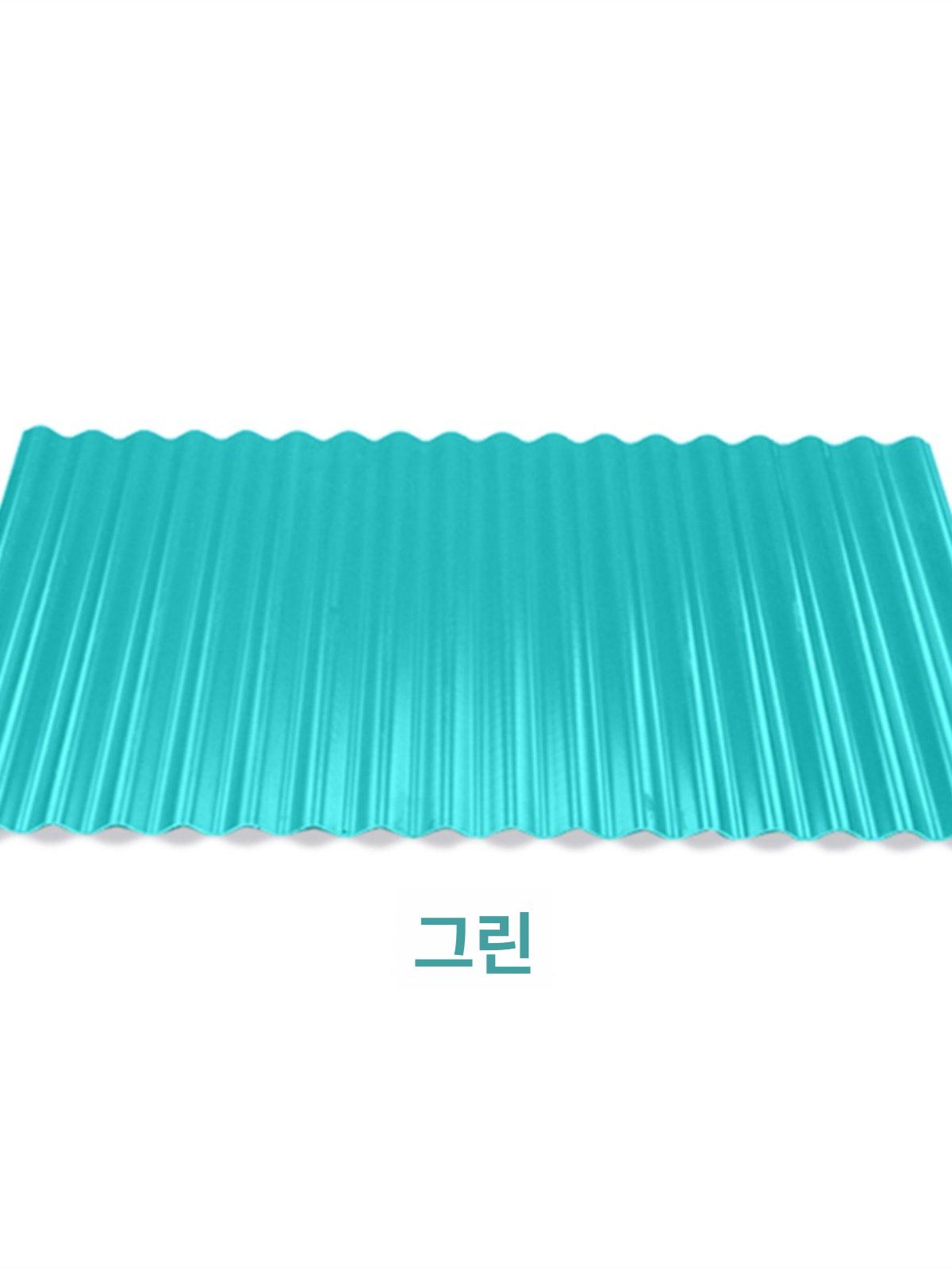 블루 함석지붕 양철지붕 강판 지붕재 양철판 스레트지붕 슬레이트지붕 폭 골판지붕 - 상세 이미지 5