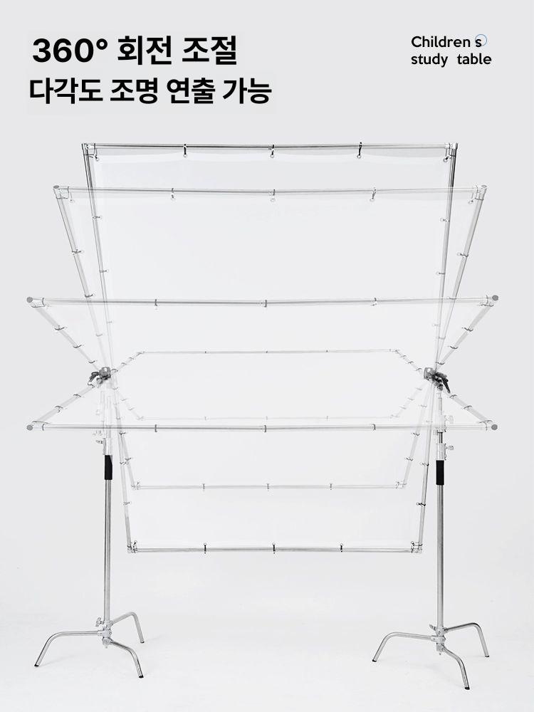 사진관 촬영 확산판 조명 세트 증명사진 전신 촬영용 휴대용 이동식 라이트 스크린 - 상세 이미지 3