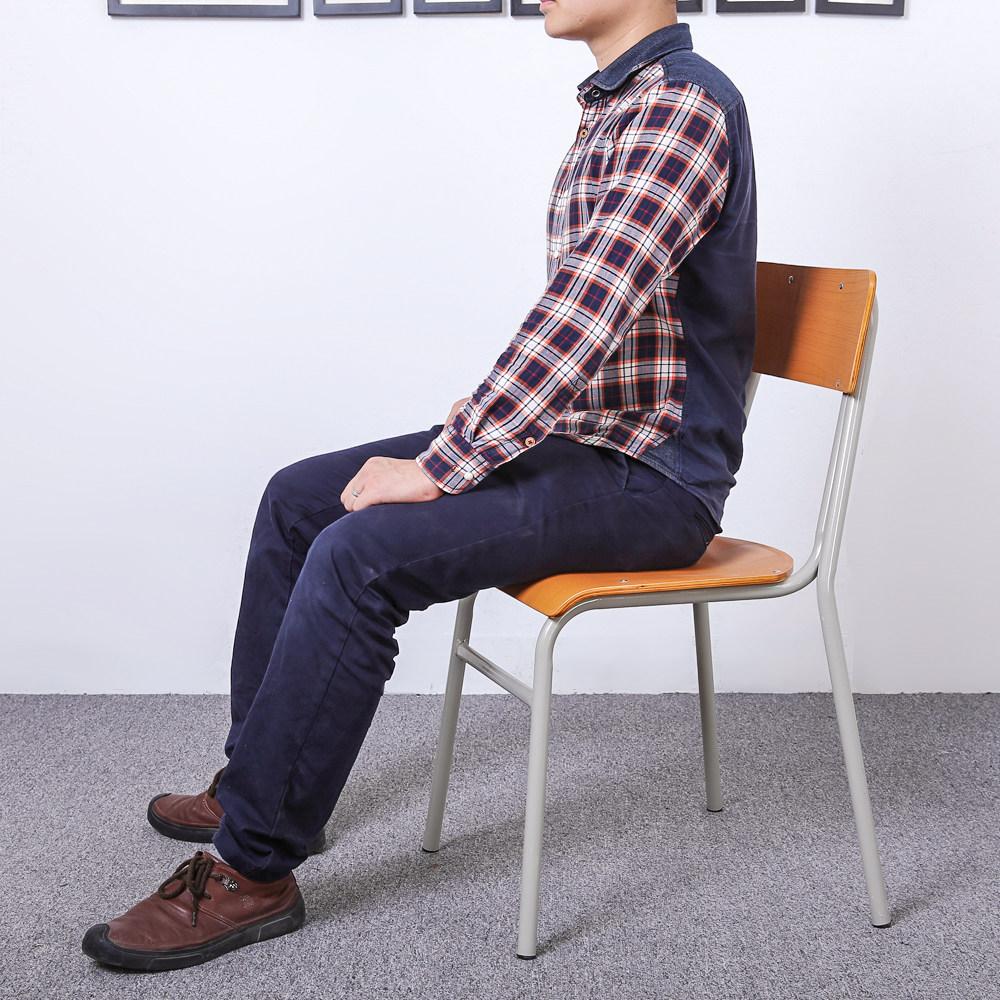 레트로 걸상 학원 나무의자 학생 중학교 초등학교 추억 옛날 년대 공부방 인테리어 - 상세 이미지 4