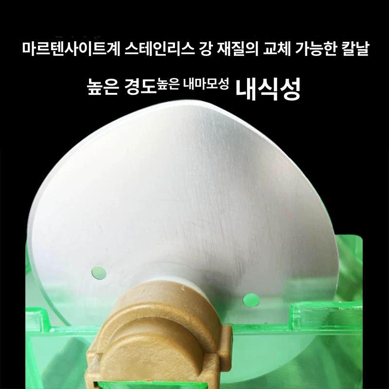 대파 절단기 수동식 중형 채칼 쌈채 다지기 주방 채소 손칼 썬기 - 상세 이미지 3