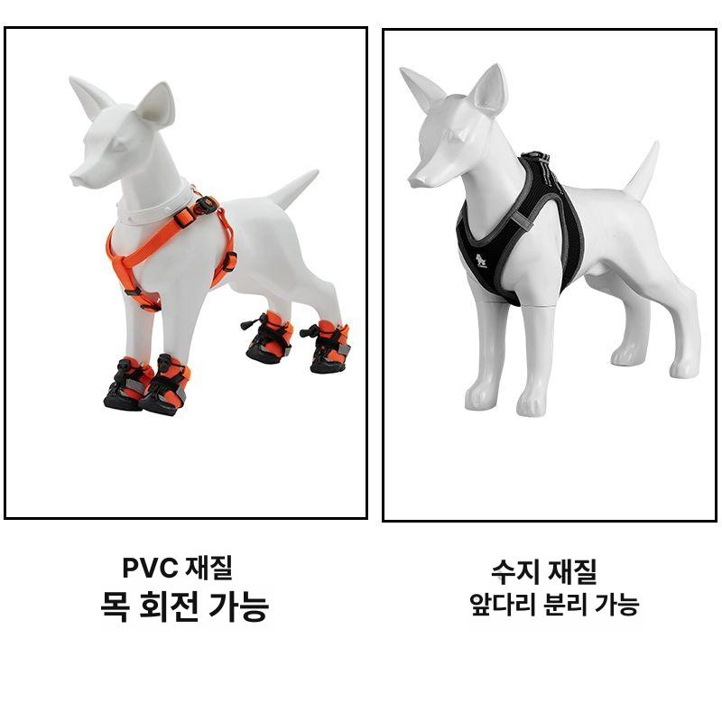 강아지 마네킹 의류 피팅 모형 애견샵 의상 진열 촬영 디스플레이 옷 입히기 - 상세 이미지 3