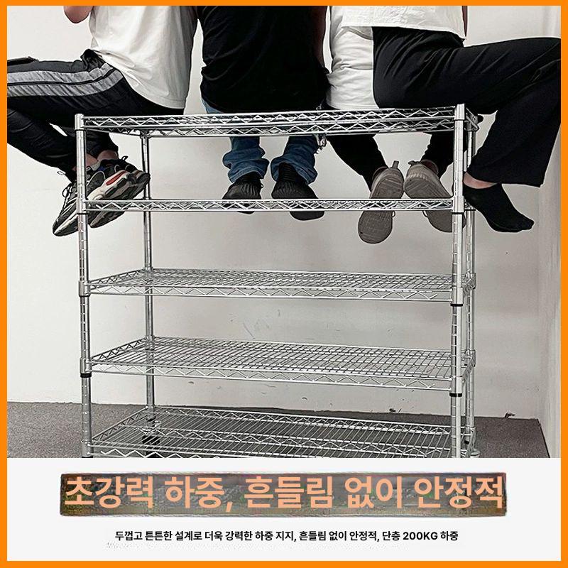 이동형 철제선반 공장 수납장 파렛트 앵글 거치대 창고랙 - 상세 이미지 2