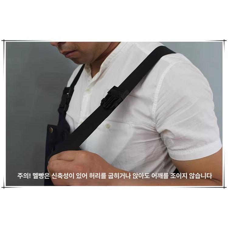 남성 겨울 배달 일체형 점프수트 따뜻한 방한복 솜 패딩 작업복 멜빵 바지 비옷 - 상세 이미지 5