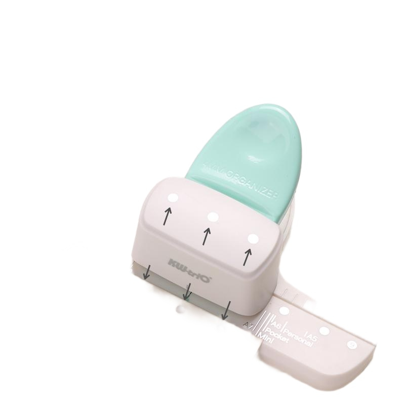 다기능 다공펀치 4mm 구멍 펀처 펀칭 사무용 제본바인딩 핸드펀치 - 상세 이미지 2