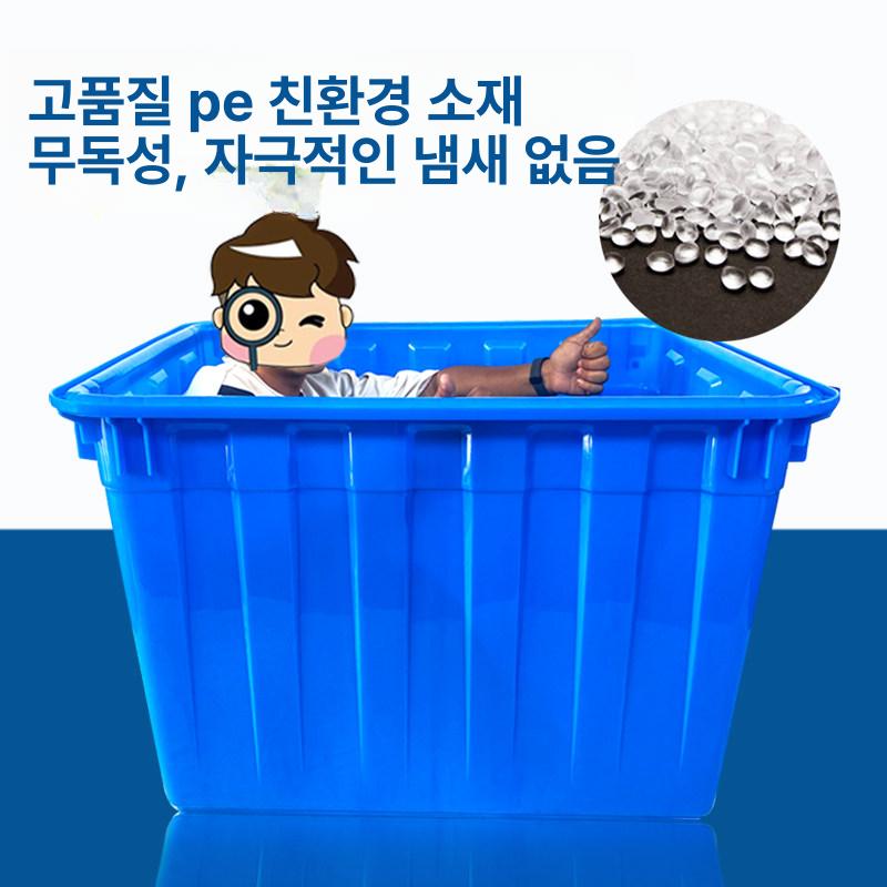 플라스틱 점보박스 이동식 대형 공장 우레탄 보관함 운반용 공구함 바퀴달린 다용도 - 상세 이미지 4