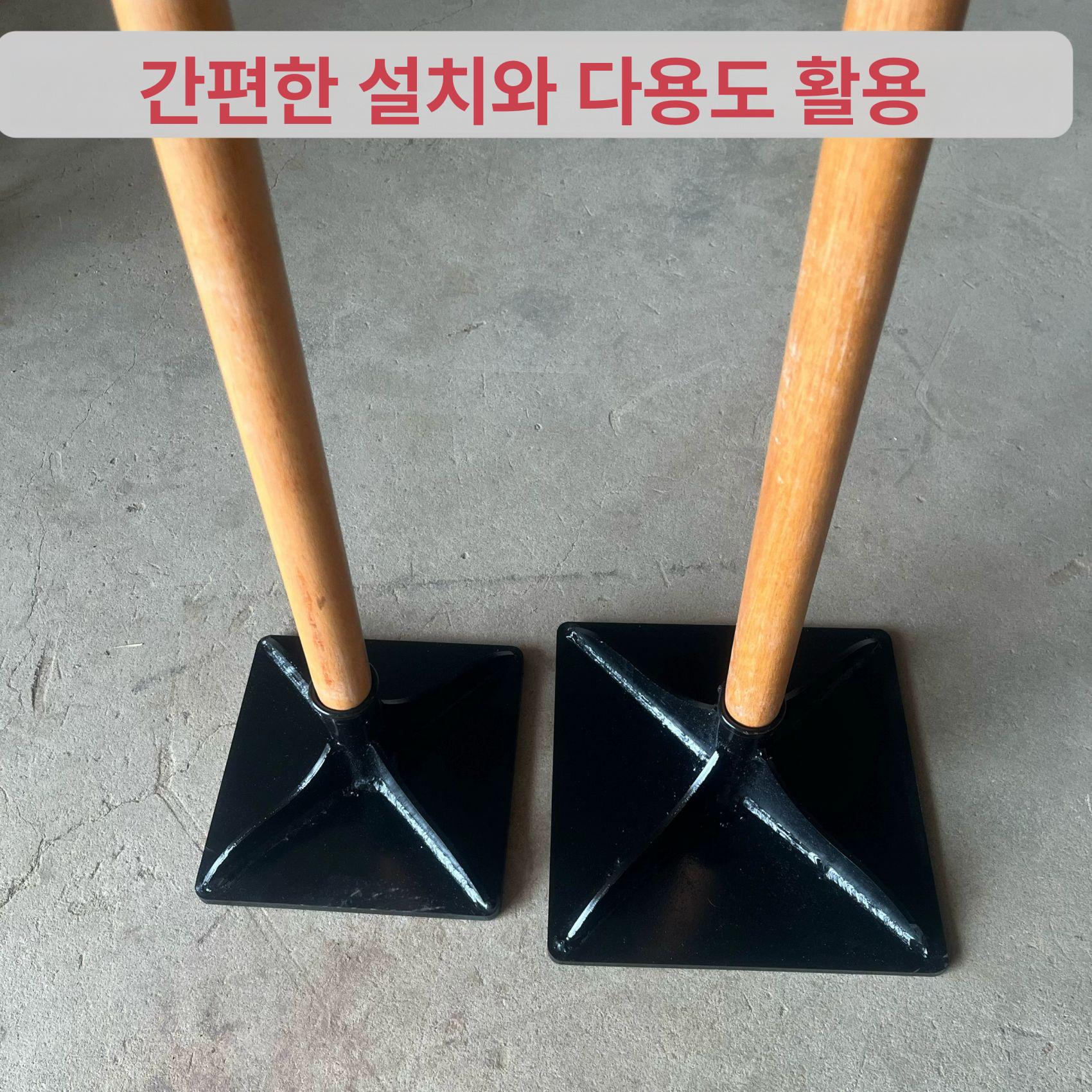 농업용 땅다지기 수동 래밍 콤팩터 탬핑 땅다짐기 원예 콤팩타 텃밭관리 정원 평평한 - 상세 이미지 4
