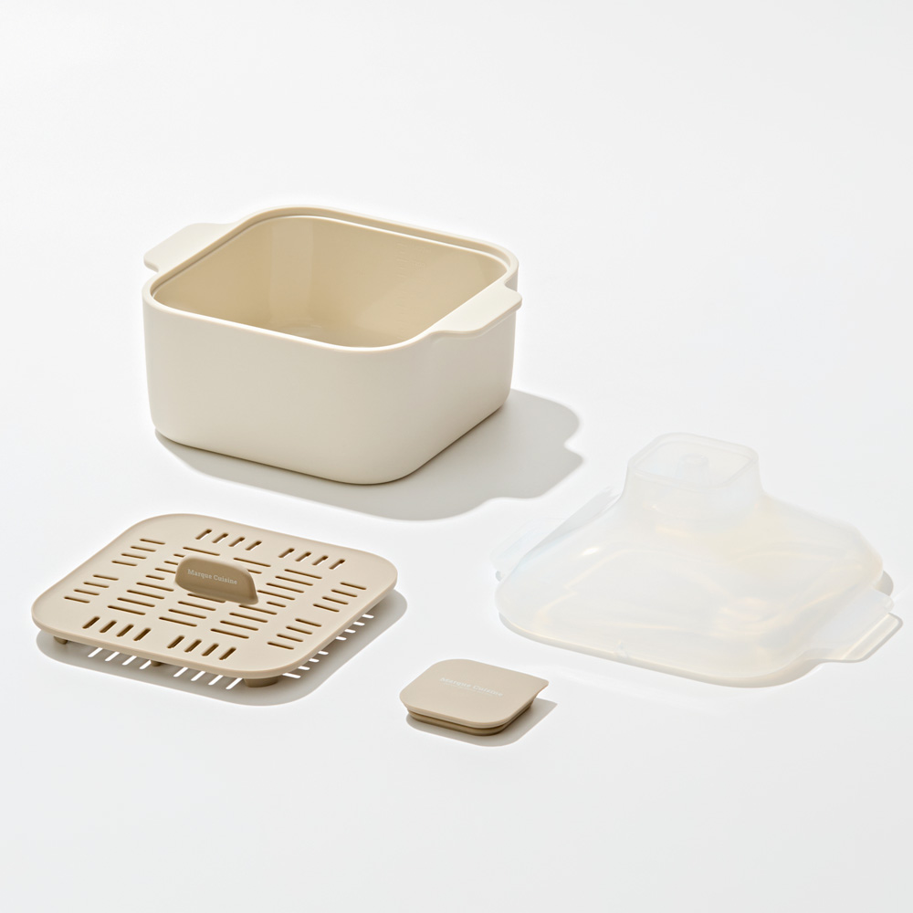 마르쿠진 스팀팝 전자레인지 실리콘 멀티 생선 찜기 찜발 1400ml 이미지 8