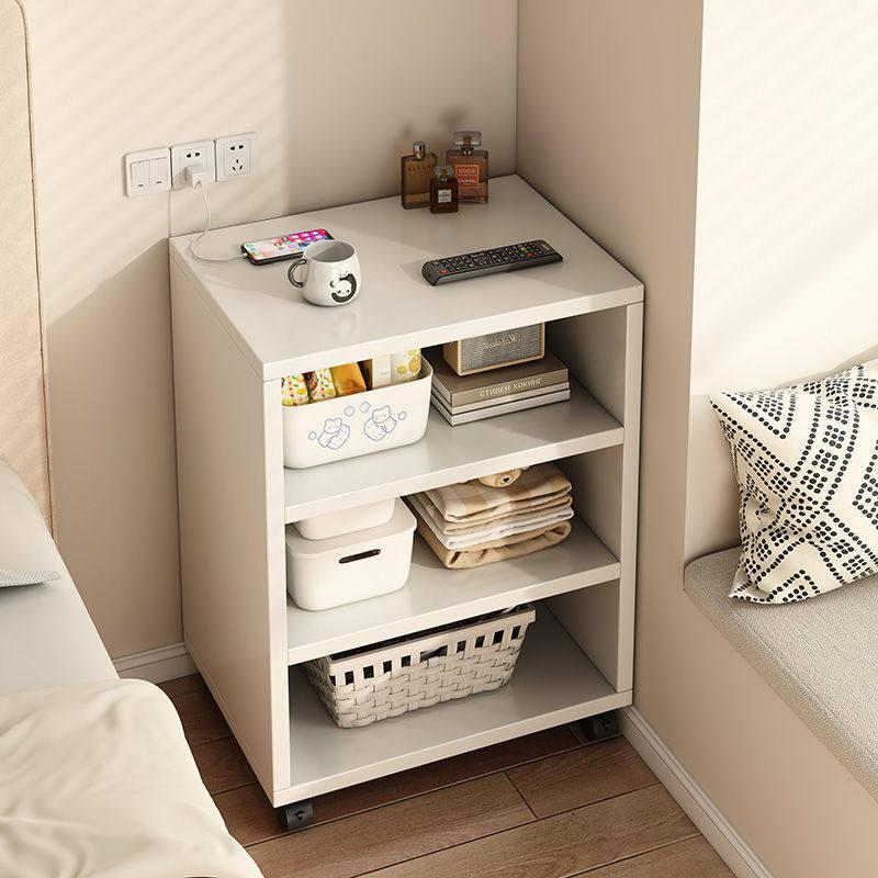 책상밑선반 선반 바퀴 서재 간이 수납 책장 틈새 수납선반 밑 보관함 달린 철제 카트 책상 - 상세 이미지 3