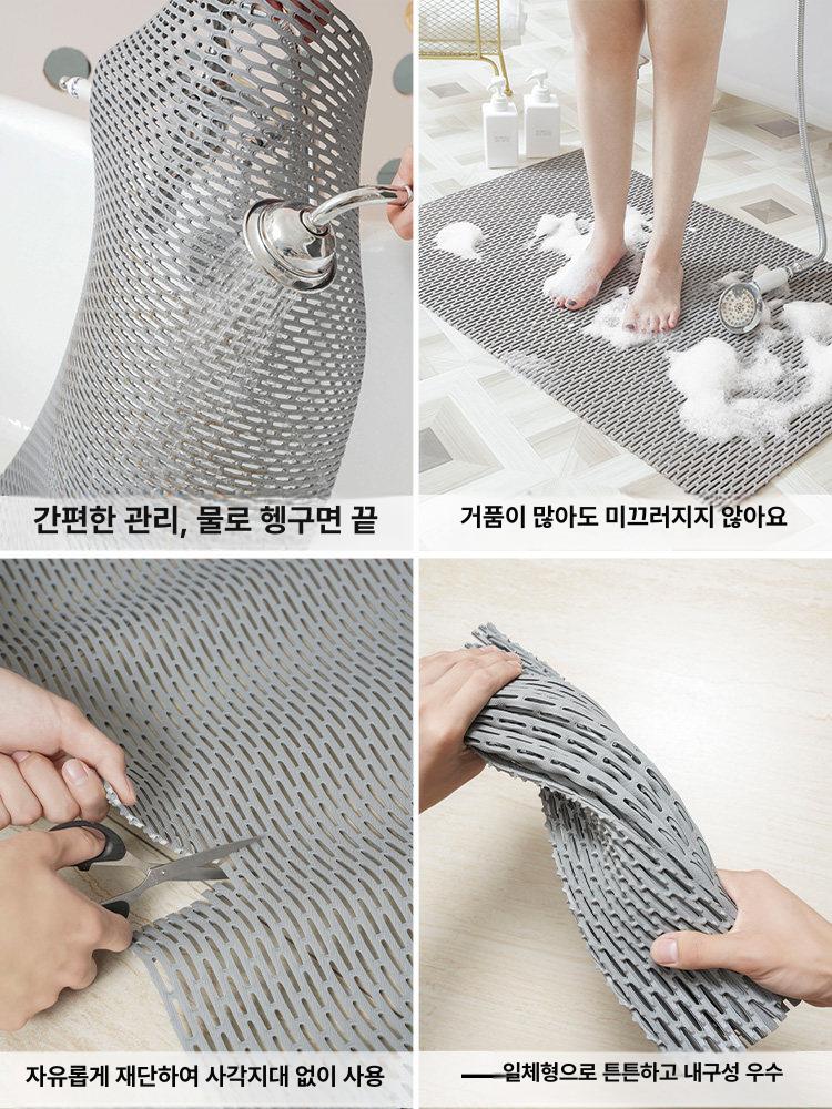 목욕탕 미끄럼방지패드 논슬립 미끄럼방지매트 욕실매트 야외 발판 욕실깔판 물빠짐 - 상세 이미지 2