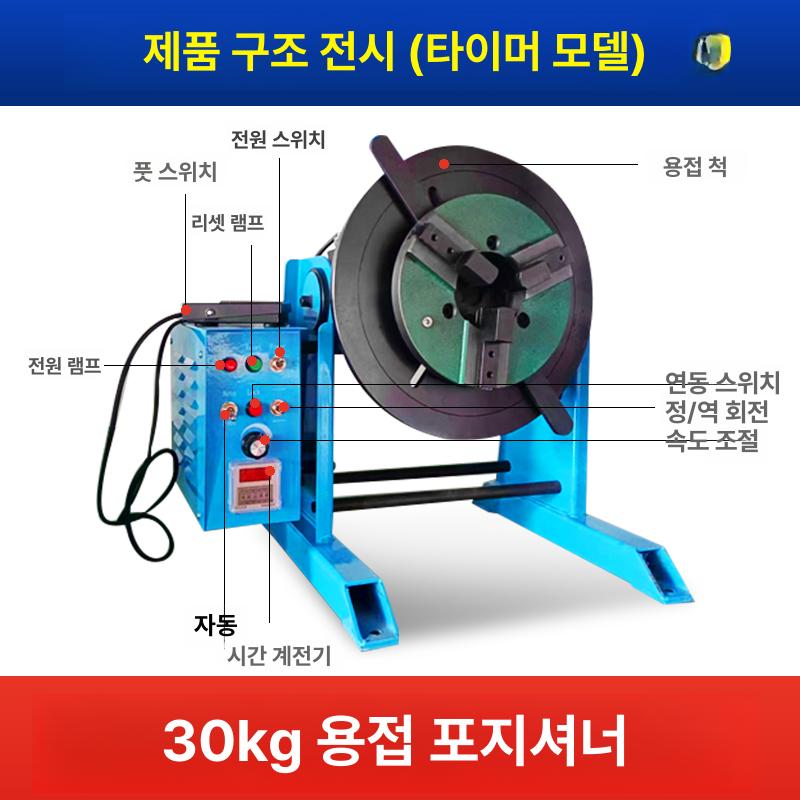 공업용 용접 포지셔닝 턴테이블 회전 작업대 롤러 거치대 선반 장비 - 상세 이미지 2