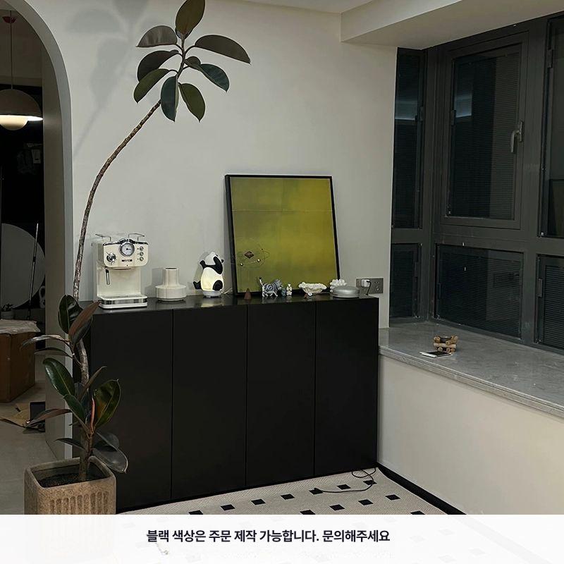좁은 폭 베란다 철제 수납장 높이조절 서랍식 옷걸이 정리함 - 상세 이미지 5