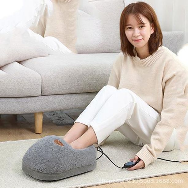 발난로 풋워머 발열 온열 수족냉증 사무실 책상 미니 소형 발보온기 겨울 - 상품 이미지
