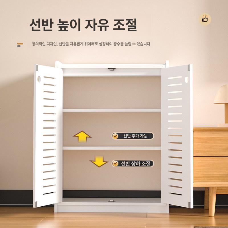 특대형 수납함 서랍형 틈새 침실 선반 정리 옛날 우드서랍장 캐비닛 고풍 가정용 - 상세 이미지 2