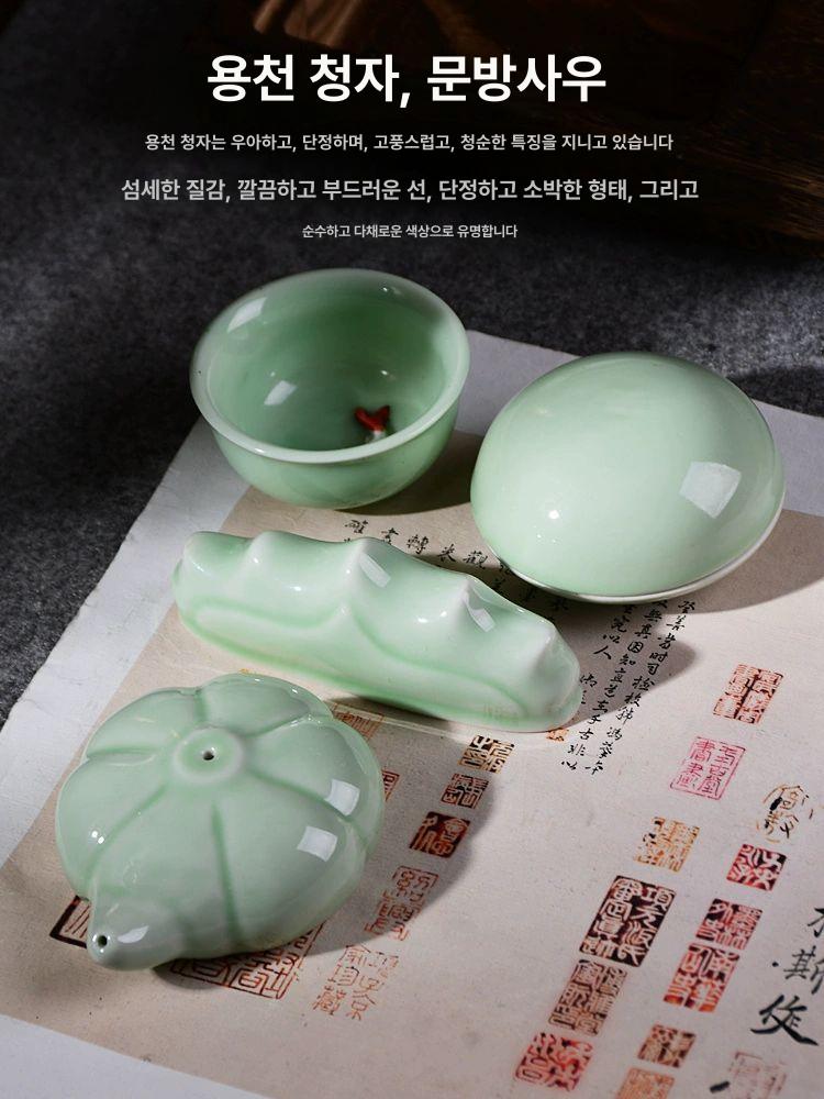 모필 붓글씨 수묵화 연습 서예도구 세트 초보자 서예붓 한국화 고급붓 전문가용 - 상세 이미지 4
