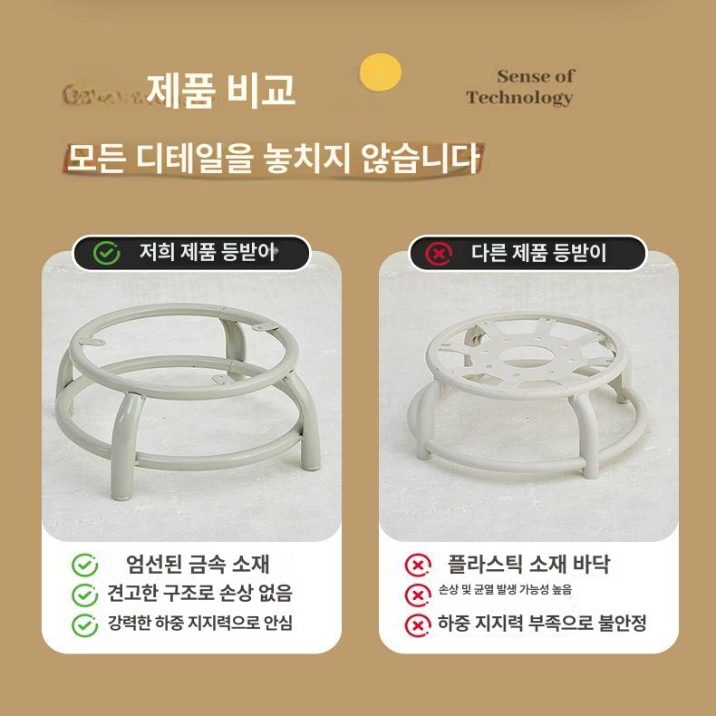 이동식 작업의자 네일샵 쿠션 체어 휠의자 바퀴달린의자 미용의자 시술의자 원형스툴 - 상세 이미지 3