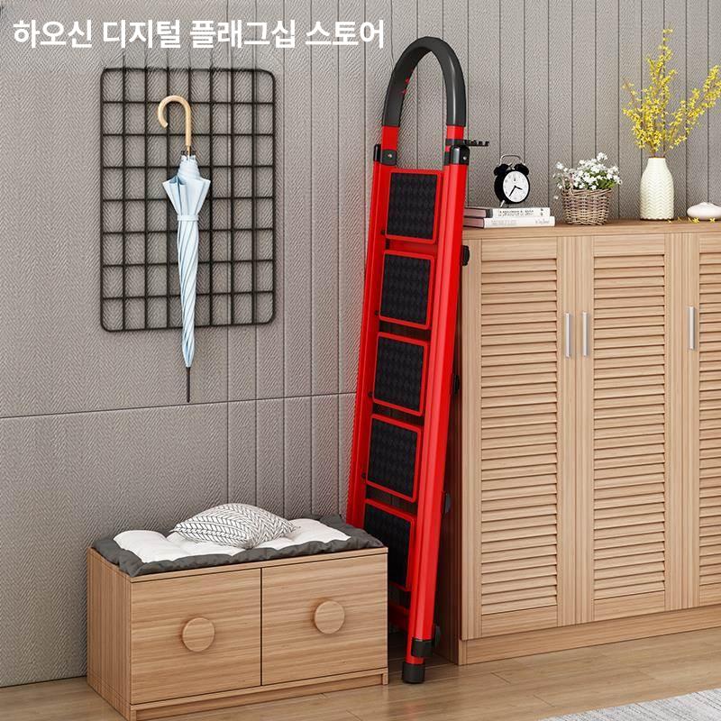 안전발판 폴딩사다리 계단식 산업용 안전사다리 도배 발판계단 광폭 난간 - 상세 이미지 3