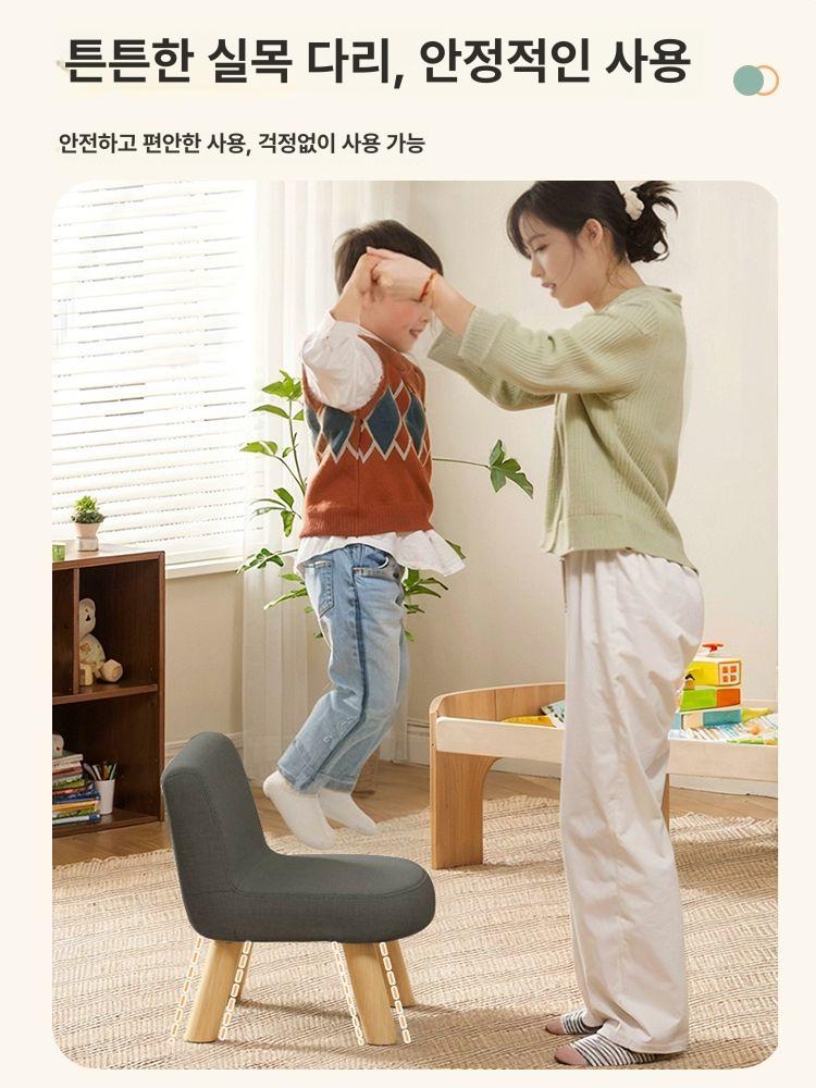 패브릭 쇼파 빈티지 원목소파 프렌치 클래식 유럽풍 팔걸이 레트로 체어 복고풍 - 상세 이미지 3