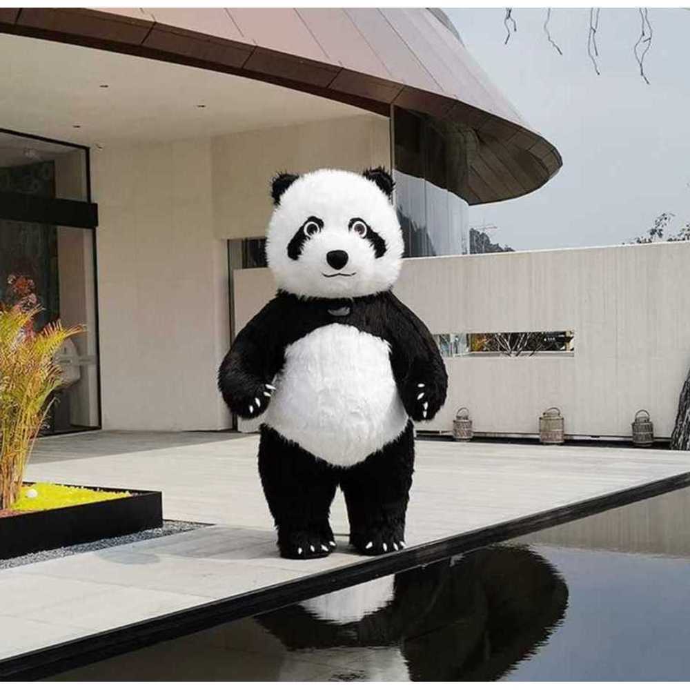 인형탈 팬더 야외 이벤트 의상 판다곰 공연 자이언트 행사용 알바 곰돌이 퍼슈트 분장 - 상품 이미지