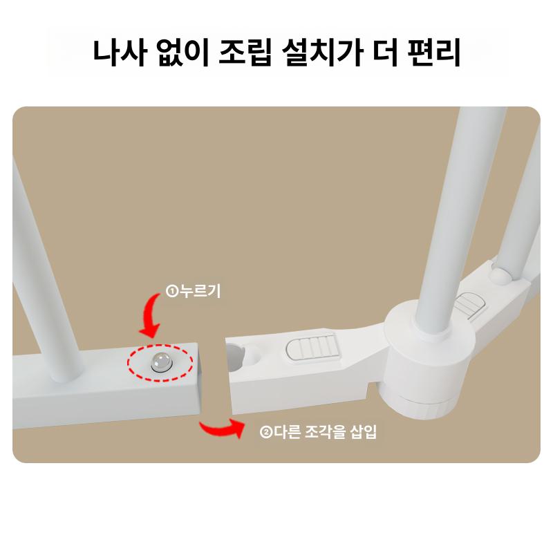 강아지가드 도어가드 높이조절 출입문 펫 폭 중문 베란다 펫도어 애견가드 울타리 펜스 - 상세 이미지 4