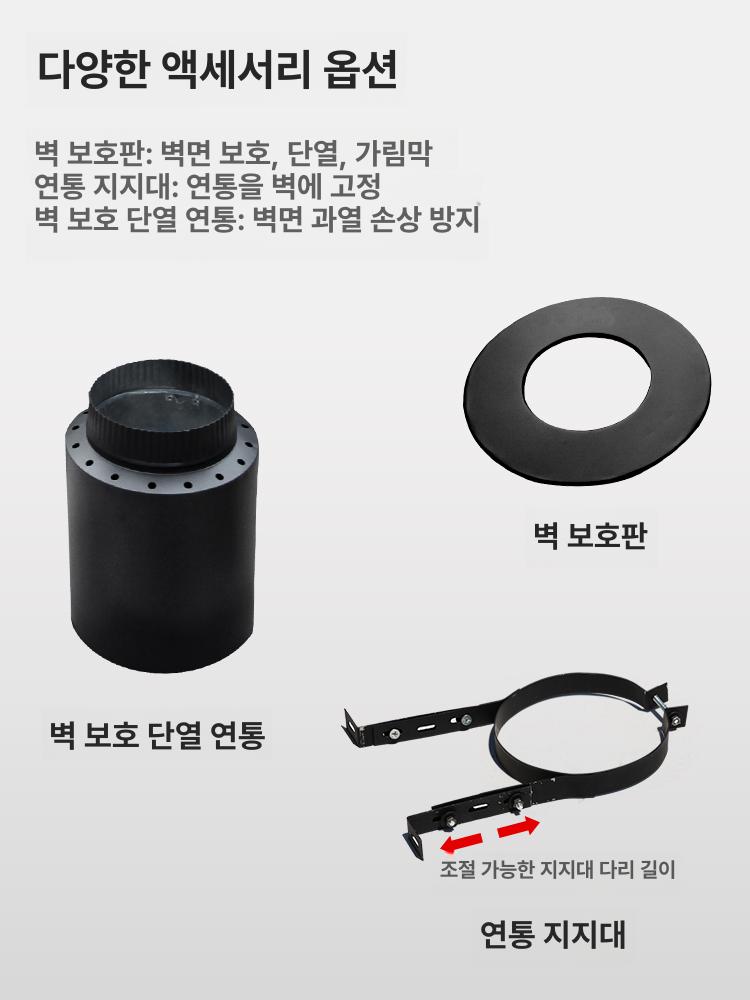 파이 역풍방지기 스텐 연통 역풍 스텐연통 부속품 스테인리스 방지기 보호판 엘보우 아연 이미지 6