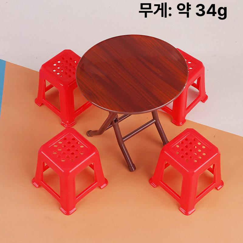 미니어처 편의점 음식 포장마차 장식품 야외 접이식 테이블 - 상세 이미지 2