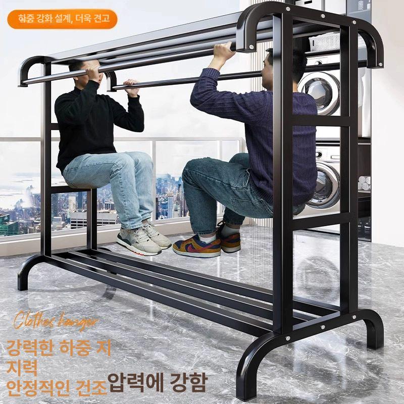 대형 빨래건조대 올스텐 실내 베란다 원룸 올스텐빨래건조대 빨래대 건조대 이불 발코니 - 상세 이미지 2