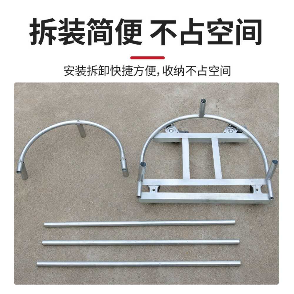 톤백마대 거치대 이동식 수거대 폐기물 재활용 홀더 지지대 쓰레기 수거함 랙 공사장 - 상세 이미지 5