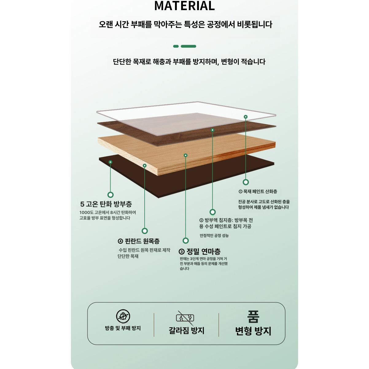 2인용 야외용 야외벤치 등받이 정원 체어 펜션의자 부식방지 가든 라운지 긴 아웃도어 - 상세 이미지 5